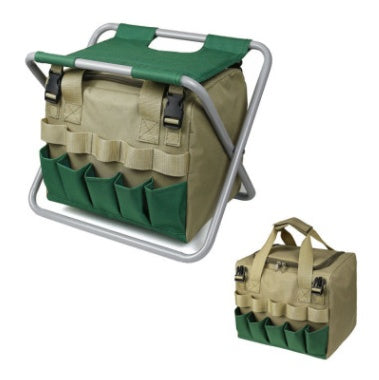 GardenEase™ – Ergonomisk Trädgårdspall & Väska