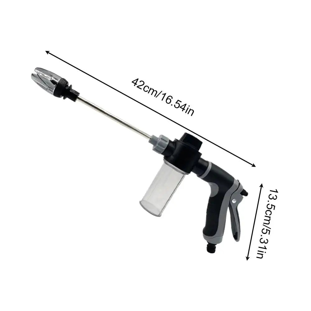 Högtrycksmunstycke för Trädgårdsslang – Set med Skumbehållare