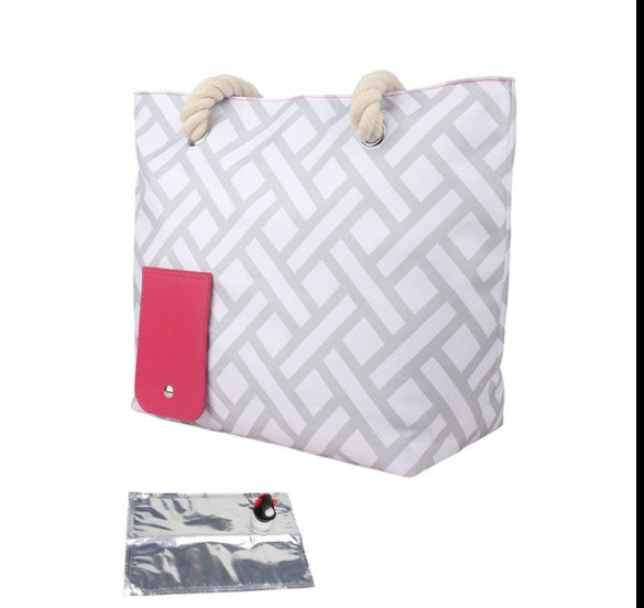 Isolerad Vinbag – Perfekt För Picknick & Strand