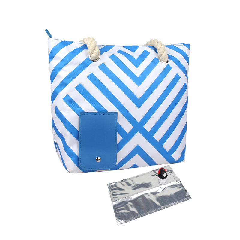 Isolerad Vinbag – Perfekt För Picknick & Strand