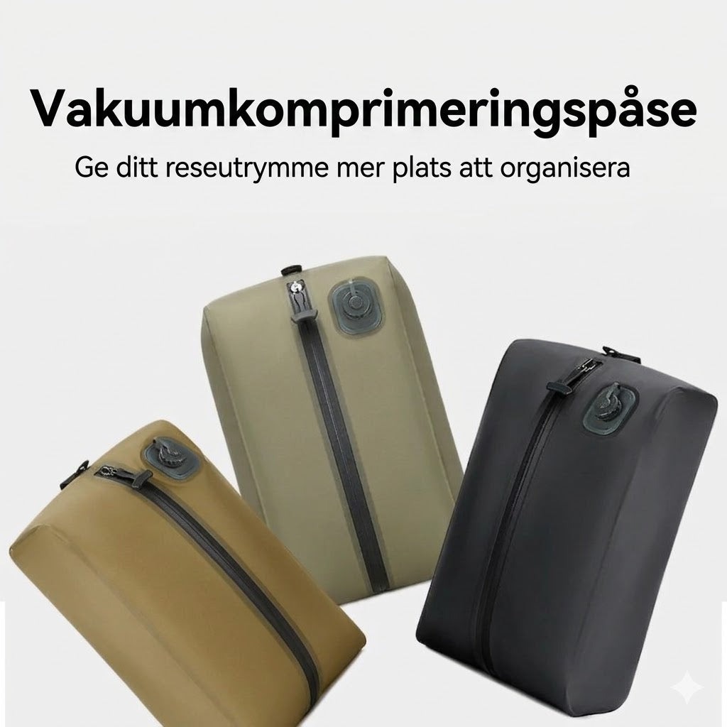 Vakuumförvaringspåse För Resväskan – Med Inbyggd Elektrisk Vakuumpump