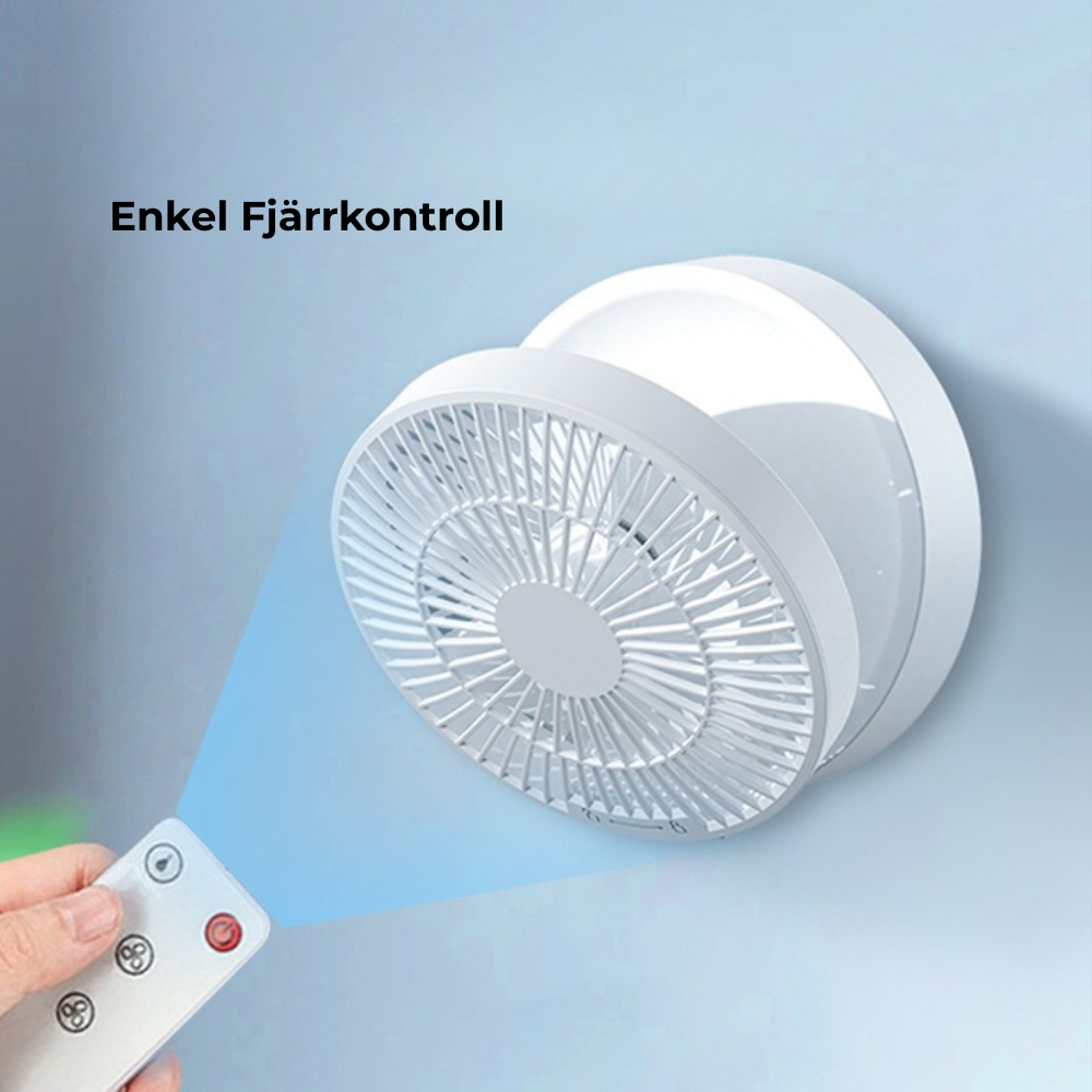 AeroBreeze™ – 3-i-1 Smart Vikbar Fläkt & Nattlampa