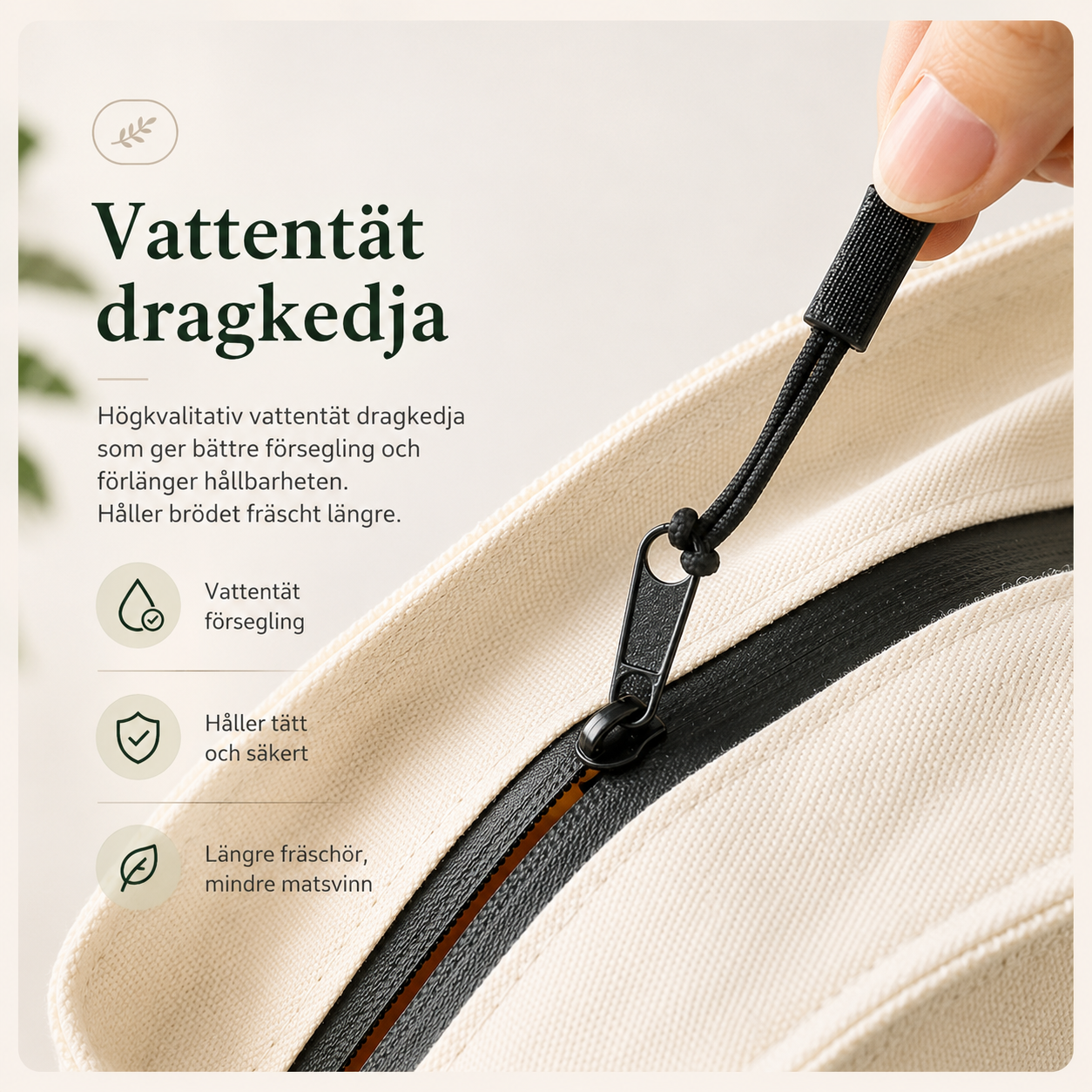 FreshKeep™ - Brödpåse med bivax - Återanvändbar förvaring för färskt bröd