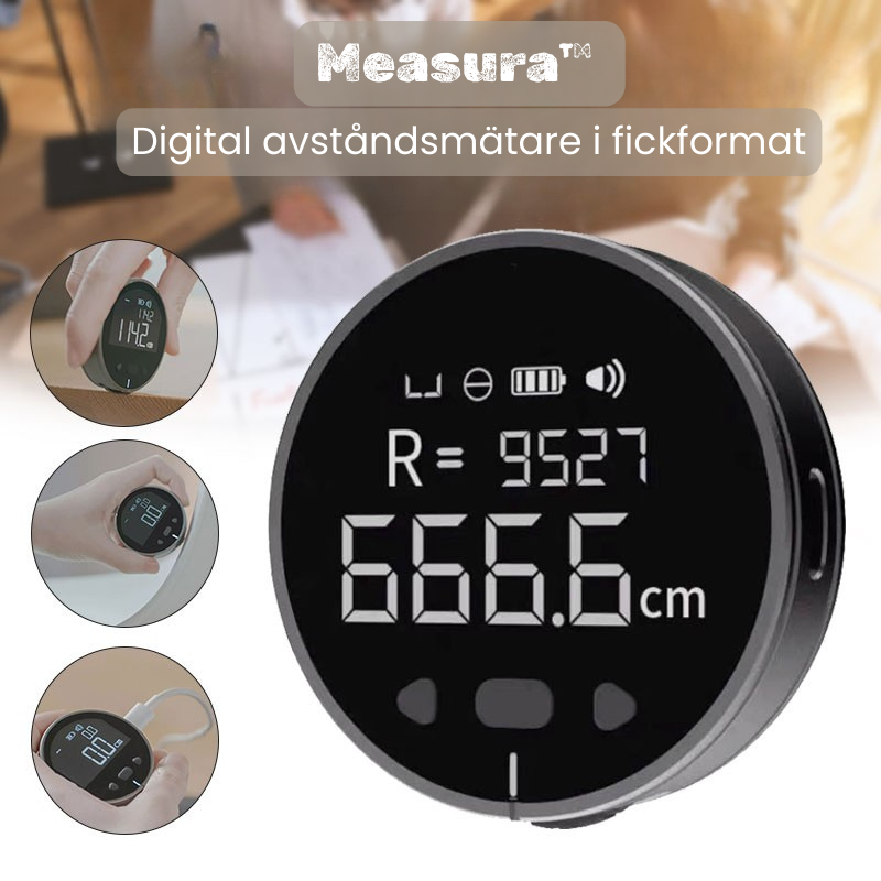 Measura™ – Digital Avståndsmätare i Fickformat