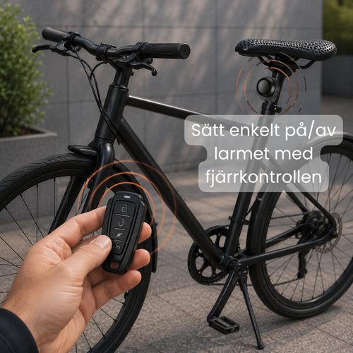 Cykel- och Elscooterlarm - Avskräck tjuven med ett högt ljud