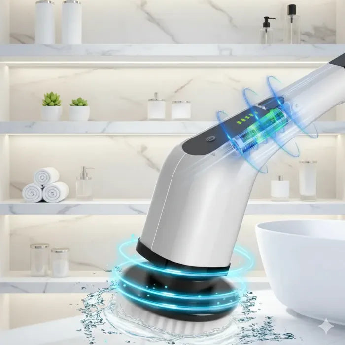 9-i-1 Multifunktionell Power Scrubber -Sladdfri Elektrisk Rengöringsborste